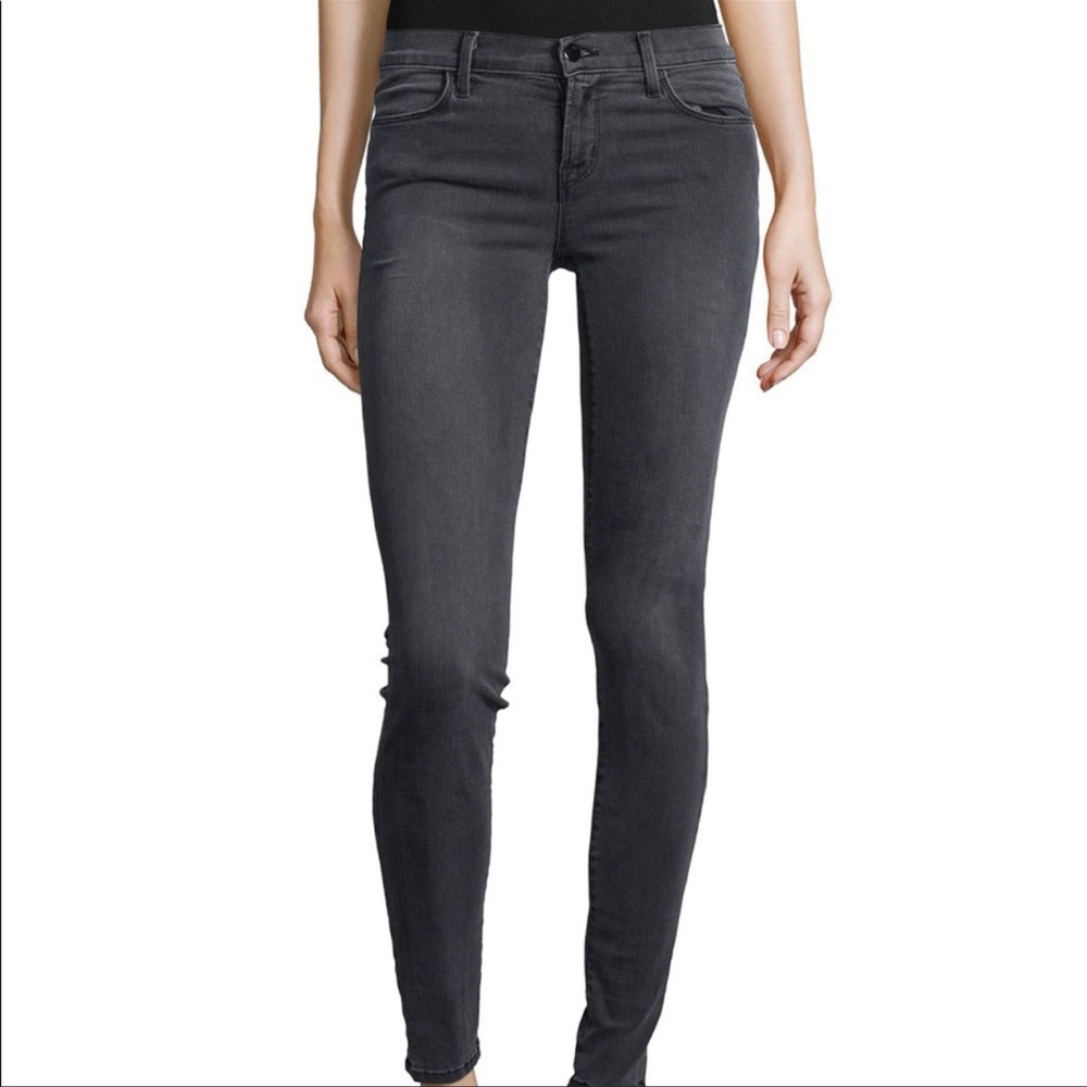 J Brand Super skinny Grey Night Bird Jeans 27